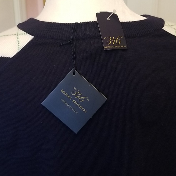 BROOKS BROTHERS supima cotton argyle vest - Picture 3 of 5